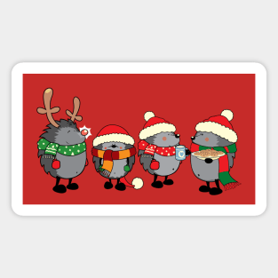 Christmas hedgehogs Magnet